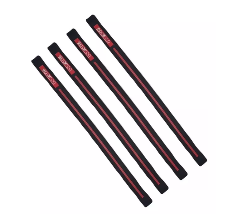 X4 Tope De Puerta Goma Universal Adhesivo Tuning Parachoques-3