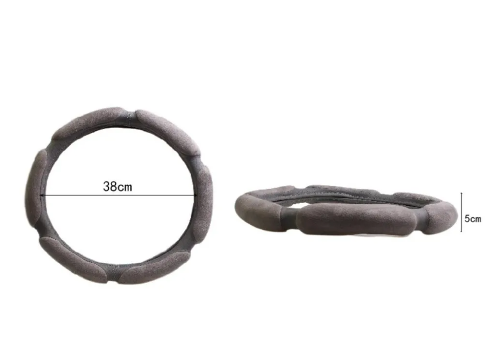 Funda Cubre Volante Auto Antideslizante Transpirable Tela a-1