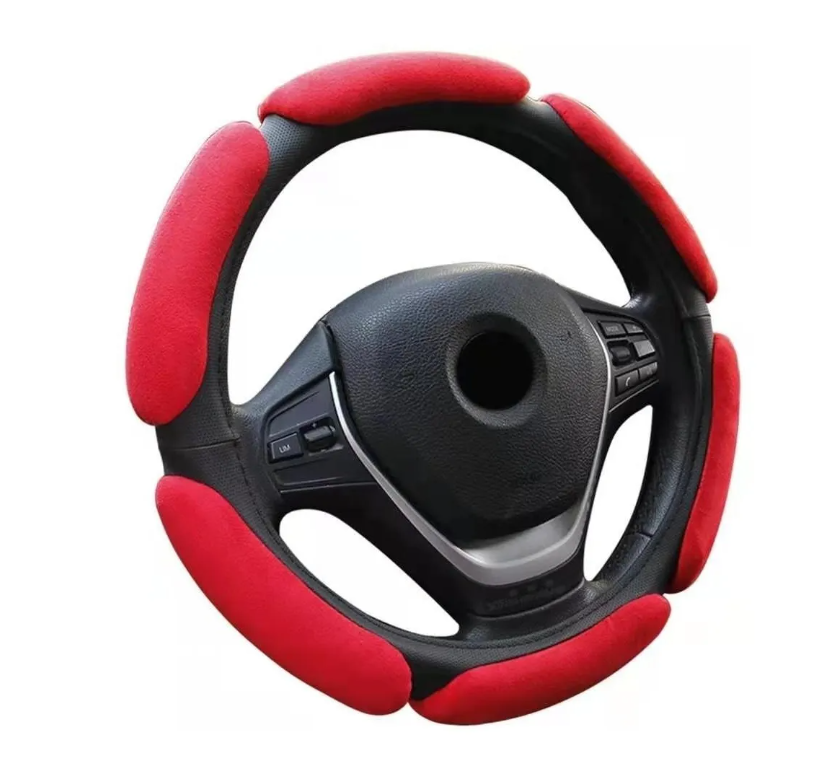 Funda Cubre Volante Auto Antideslizante Transpirable Tela a-4