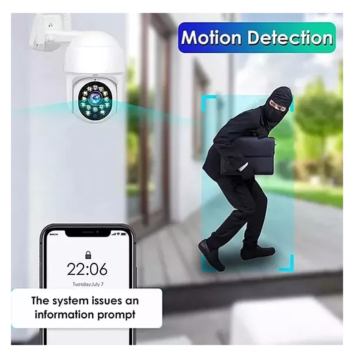 Smart Camara Ip Wifi Alarma Exterior Anti Agua Osmao-3