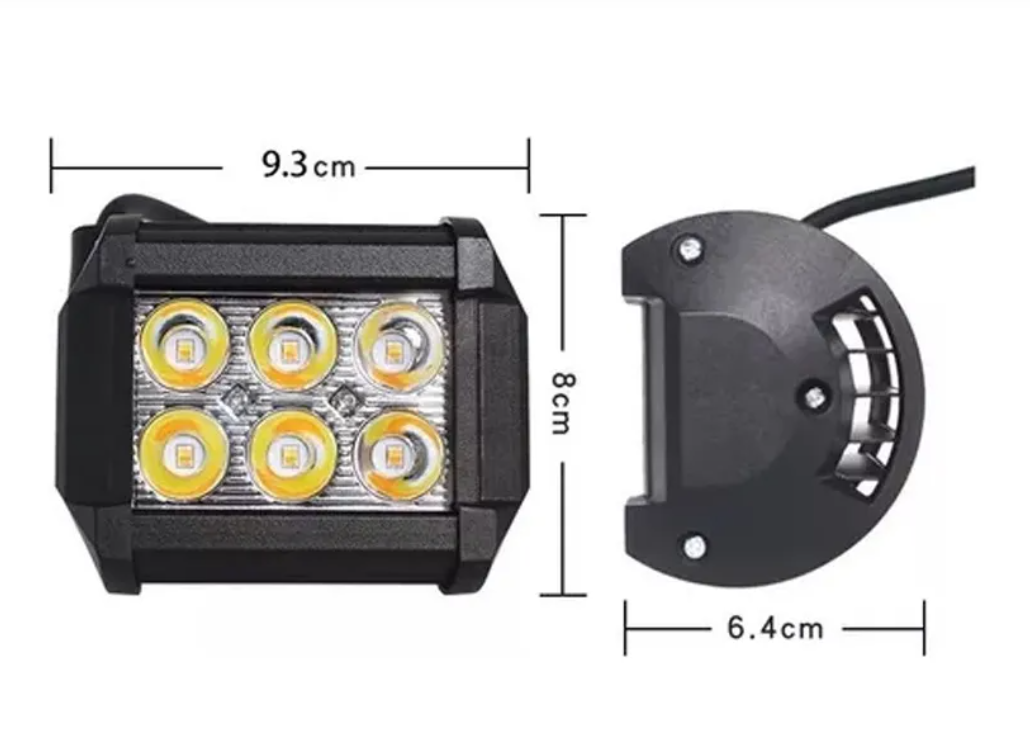 Barra Focos Neblineros Led 36w Blanco Expansion Auto-2