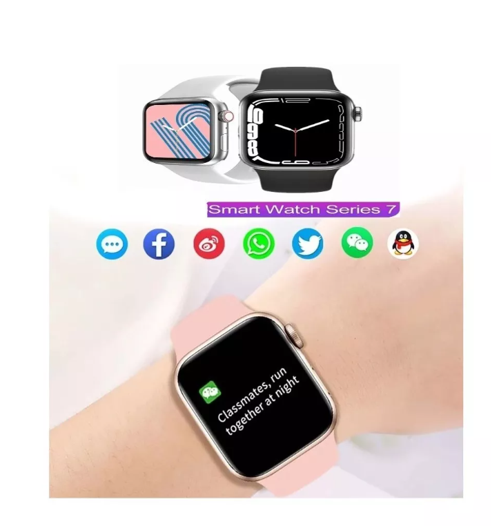 Reloj Smartwatch Series 7 45mm Salud Cardiaca Prueba Agua-4