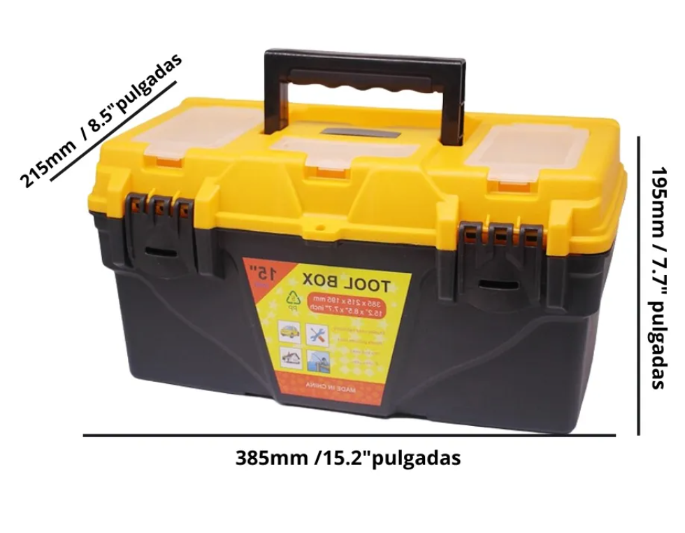 Caja De Herramientas 15 Pulgadas 38x21x19cm-3