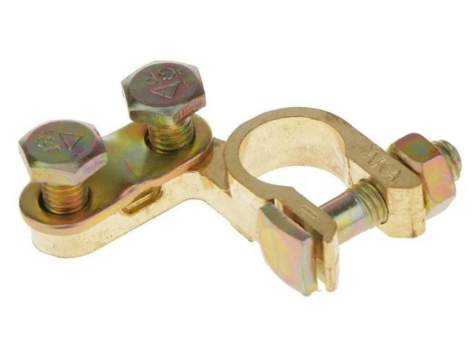 Terminales Bornes Para Batería Auto 12-24v Positivo Negativo-2