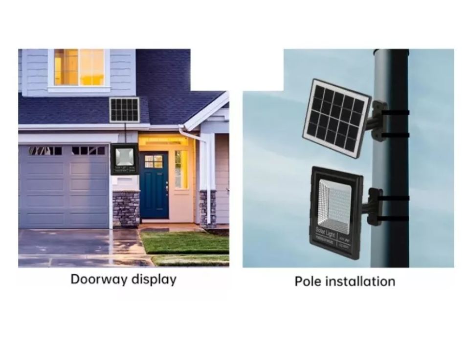 Foco Solar 40w 90 Led Panel Solar Ip67 + Control Remoto-4