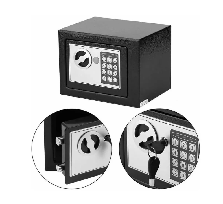 Caja Seguridad Fuerte Digital Safewell Llave Teclado Numéric-1