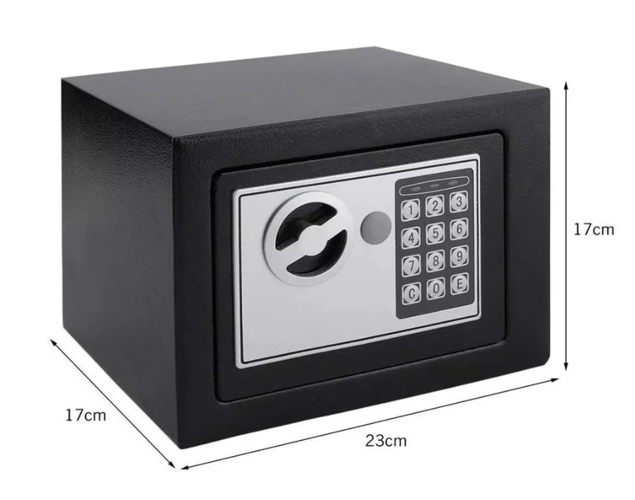 Caja Seguridad Fuerte Digital Safewell Llave Teclado Numéric-5