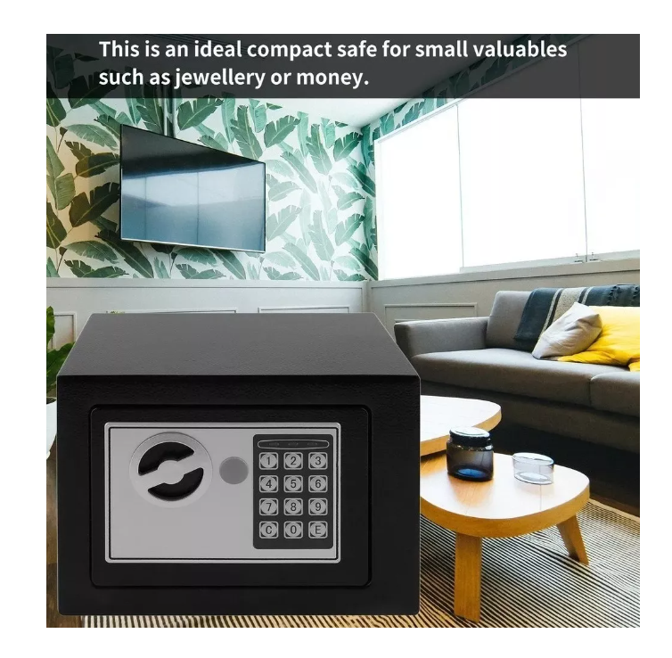 Caja Seguridad Fuerte Digital Safewell Llave Teclado Numéric-7
