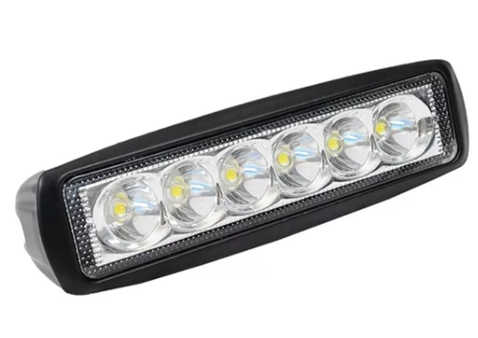 X2 Barra Luces Foco Neblinero Led 18w Auto Moto Caminoneta-0