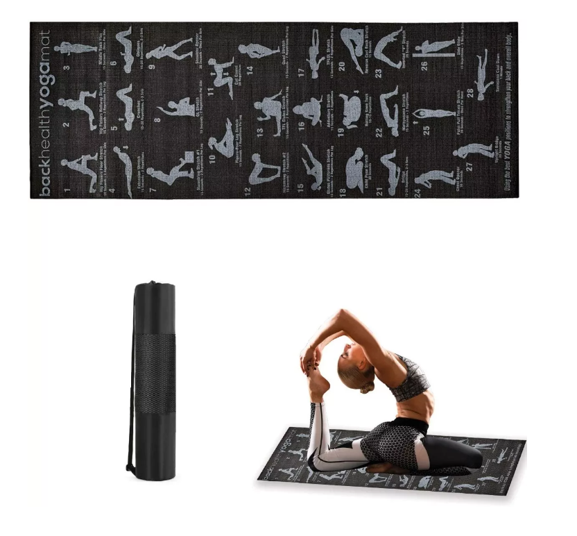 Colchoneta Mat Yoga Pilates Alfombra Ejercicio 7mm Pvc Pvc-0