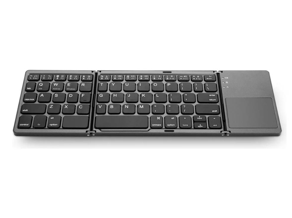 Teclado Plegable Teclado Gris Touchpad-0