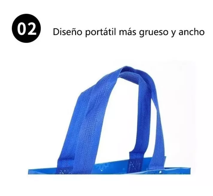 Pack12 Bolsa Reutilizable Sirena D Compras Regalo 29x22cm-2