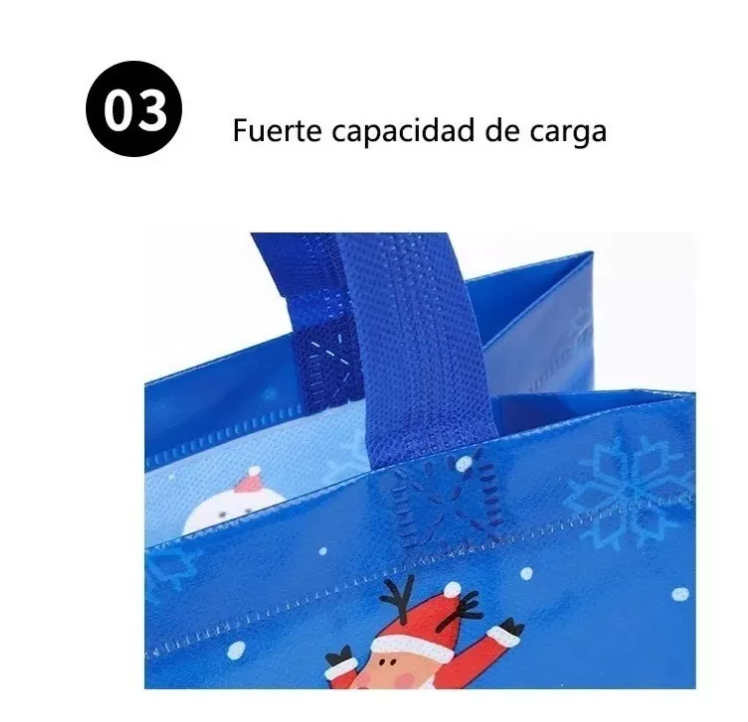 Pack12 Bolsa Reutilizable Sirena D Compras Regalo 29x22cm-3