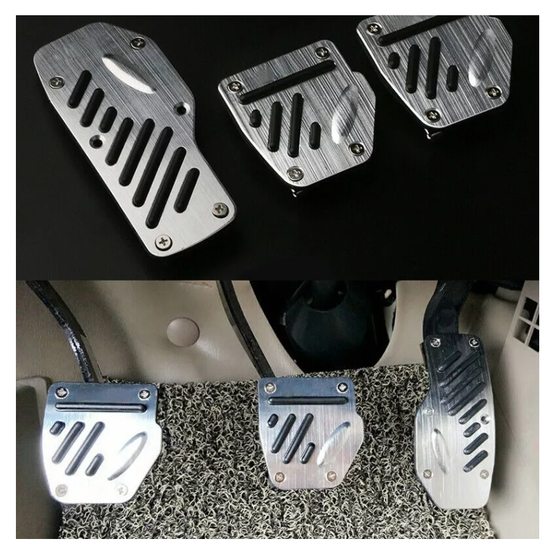 Set 3 Cubre Pedales Deportivo Tunning Trd Racing Auto-6
