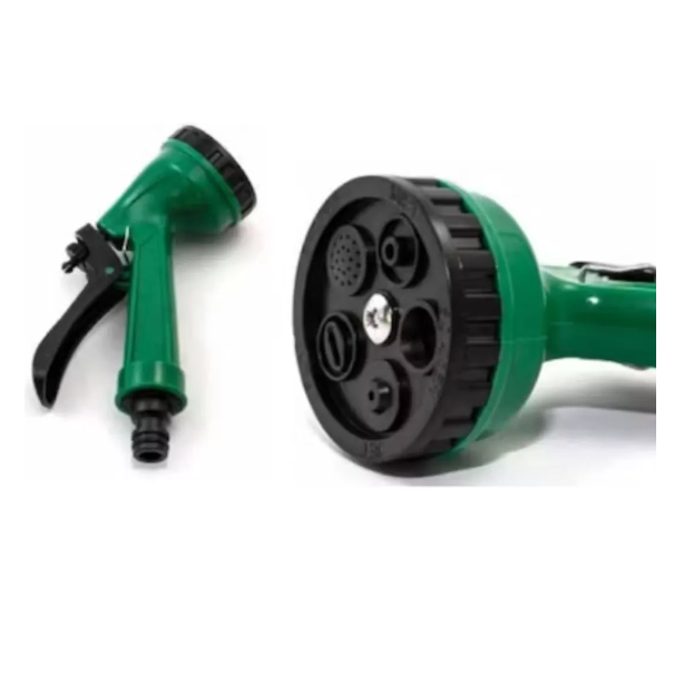 Manguera Extensible Con Pistola 15 Mts Rayun Color Verde-1