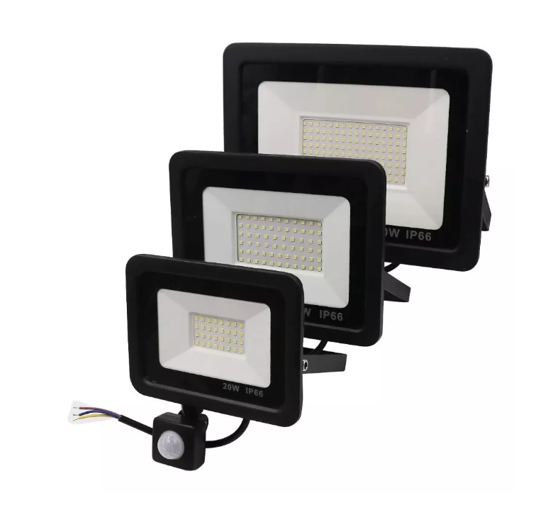 Foco Led Exterior Con Sensor Movimiento 200w Ip66-0