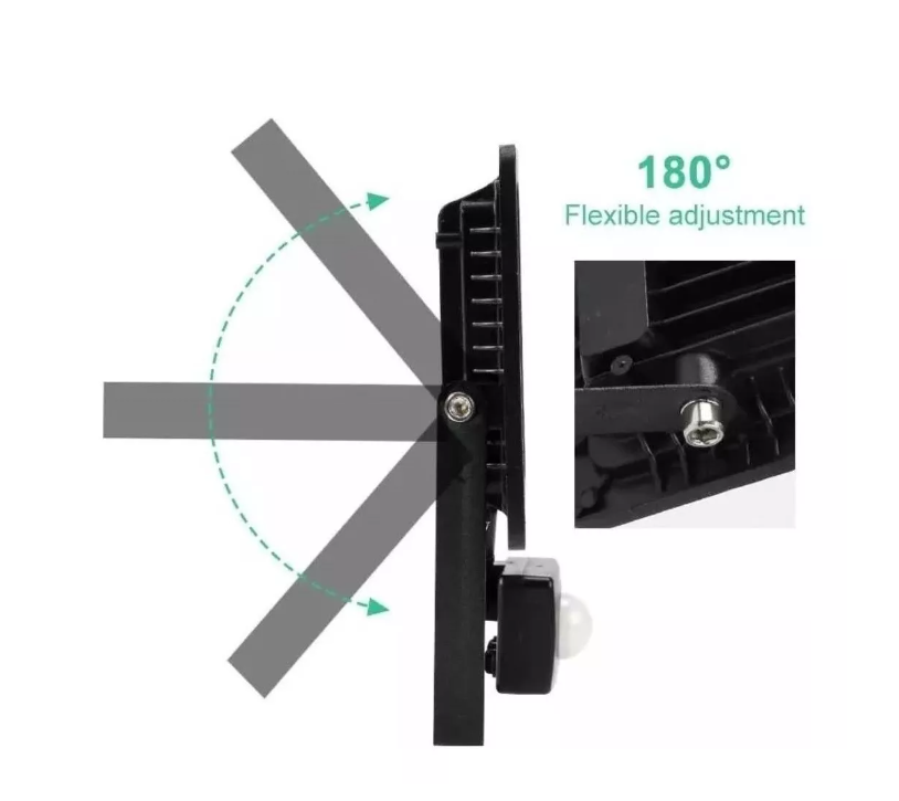 Foco Led Exterior Con Sensor Movimiento 200w Ip66-1