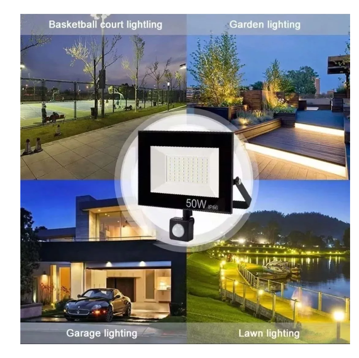 Foco Led Exterior Con Sensor Movimiento 200w Ip66-6