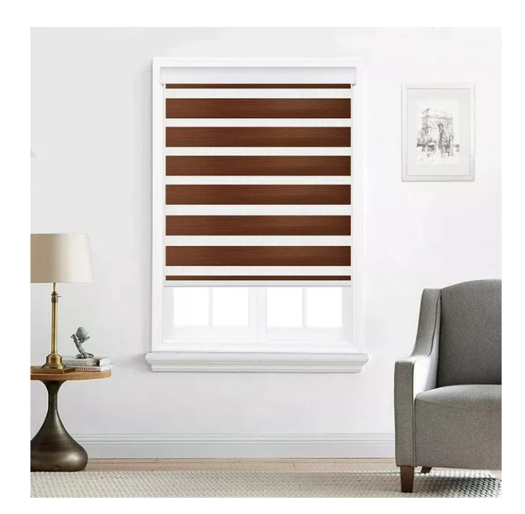 Cortina Roller Doble Capa Duo Zebra Día Y Noche 220x240cm-0