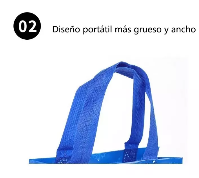 Pack 12 Bolsa Reutilizable Alpaca D Compras Regalo 42x32cm-1