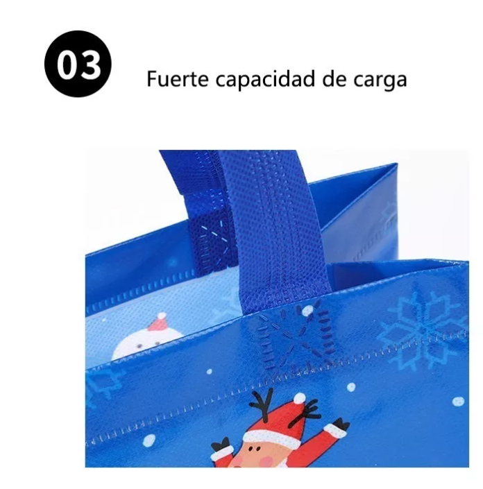 Pack 12 Bolsa Reutilizable Alpaca D Compras Regalo 42x32cm-4