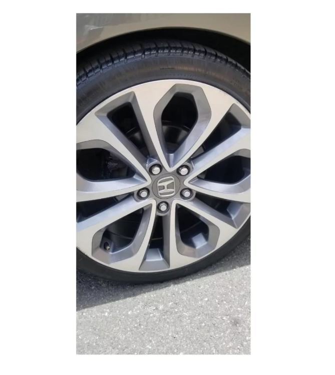 X4 Set Tapas Centro De Honda 70mm Plata-4