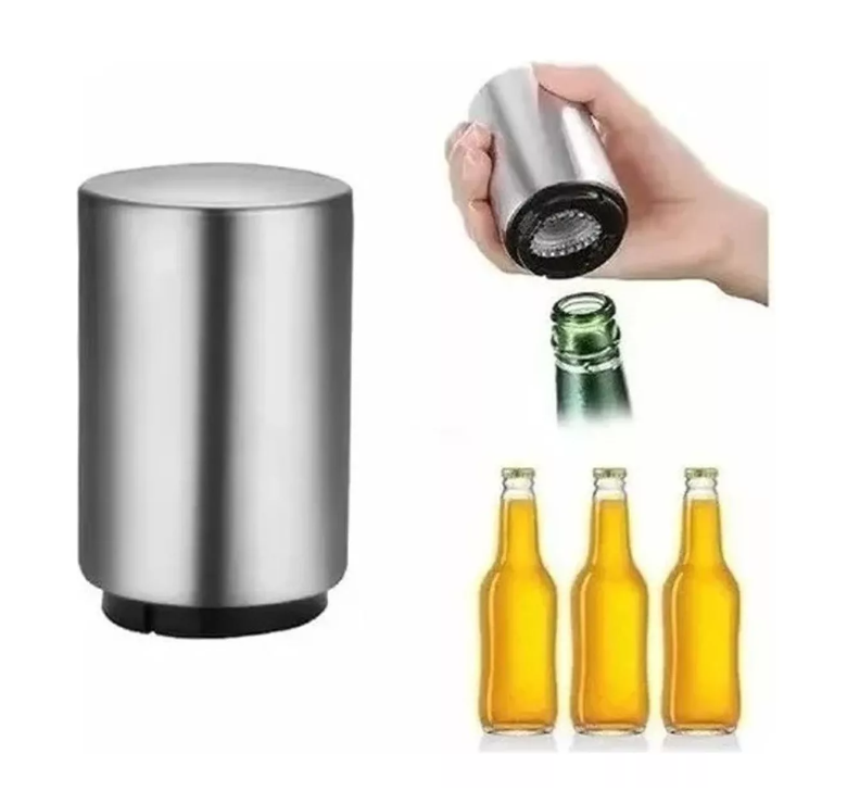 Destapador Botella Abridor De Cerveza Automático Magnético-0