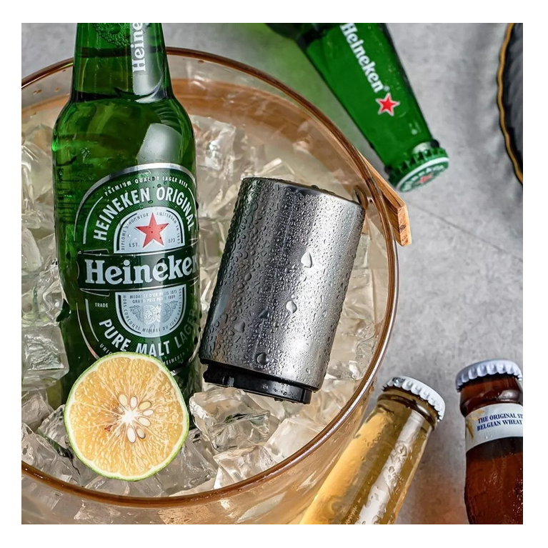 Destapador Botella Abridor De Cerveza Automático Magnético-2