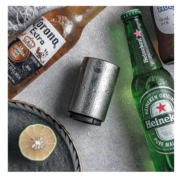 Destapador Botella Abridor De Cerveza Automático Magnético-3