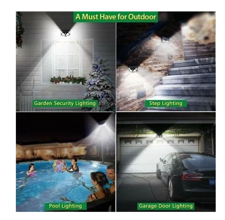 X5 Foco Solar 100 Led 10w Sensor Movimiento Exterior 3 Modos-5