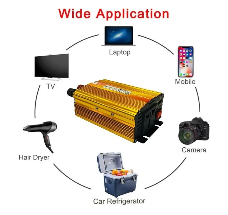 Conversor Inversor De Energia Auto 12v A 220v 500w-2