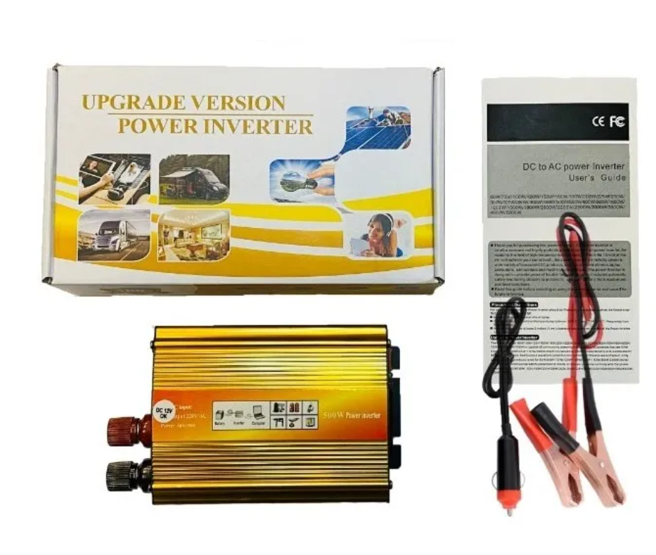 Conversor Inversor De Energia Auto 12v A 220v 500w-5