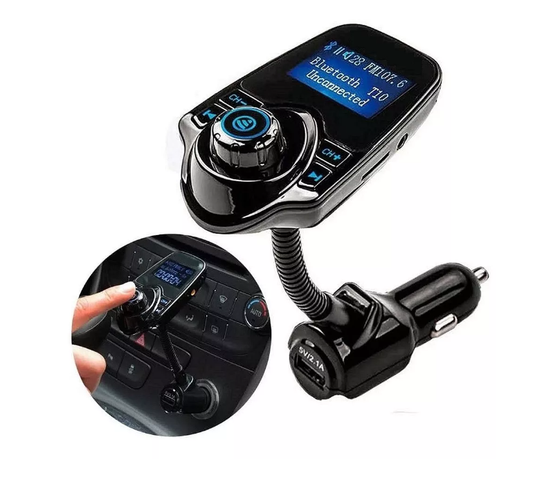 Transmisor Radio Fm Bluetooth Usb Tf Mp3 Wam Cargador Auto-0