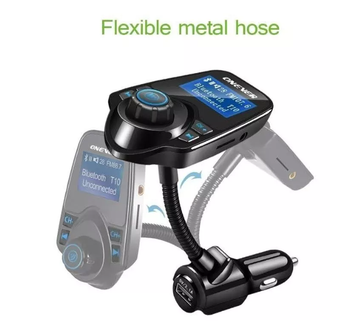 Transmisor Radio Fm Bluetooth Usb Tf Mp3 Wam Cargador Auto-2