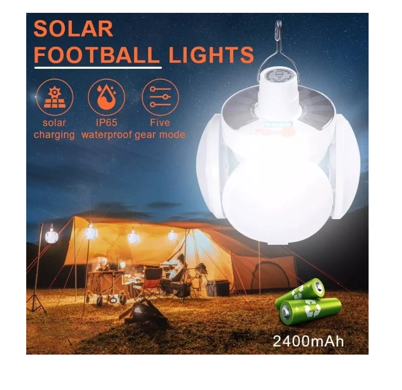 Pack 2 Ampolleta Solar Led De Emergencia Recargable-7