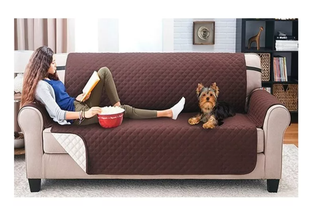 Funda Cobertor Cubre Sofa Protector Reversible 3 Cuerpos-4