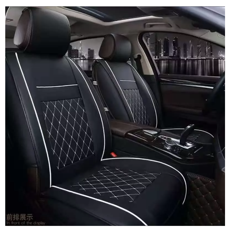 Funda Cubre Asiento Eco-cuero Auto Luxury Valor Por Pieza-7