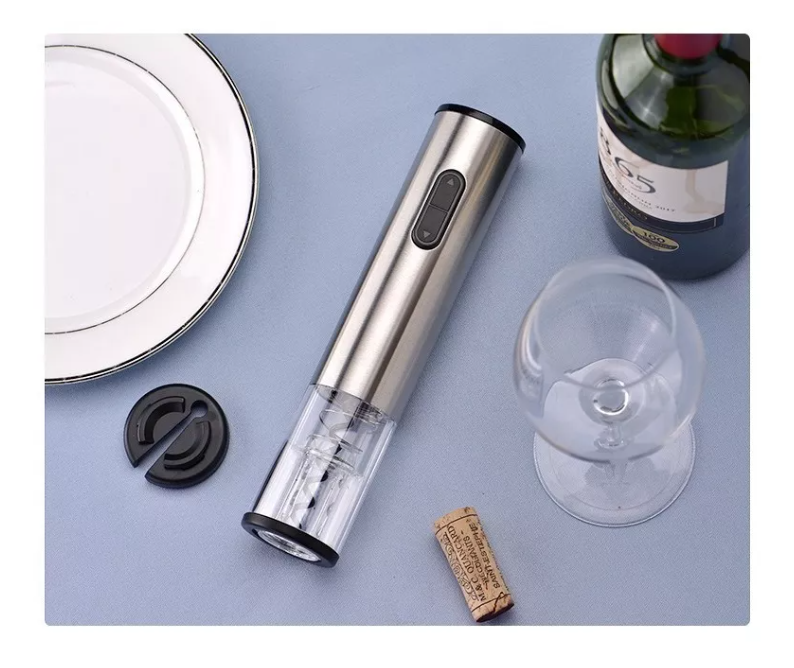 Abridor De Botellas Vino Eléctrico Sacacorchos Cortador-5