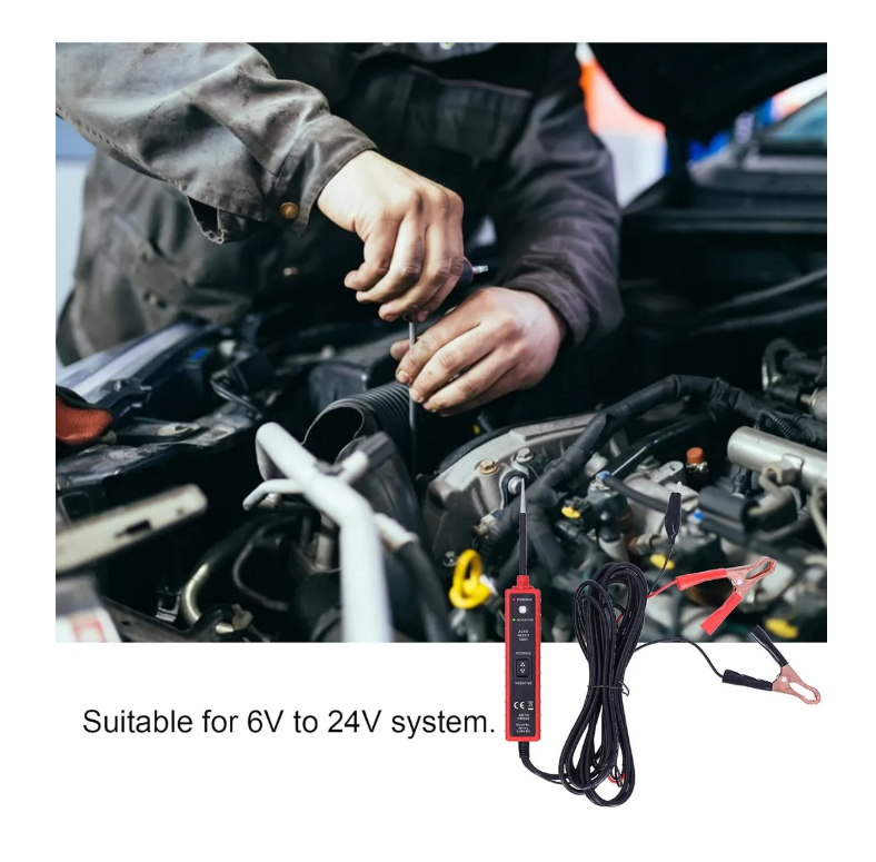 Tester Probador De Circuito 6v 12v 24v-3