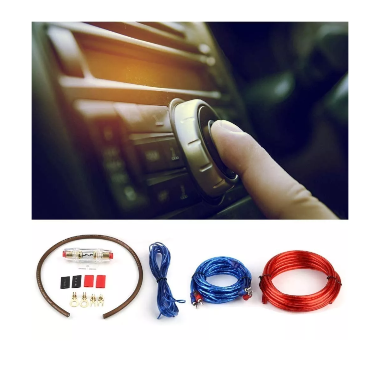 Kit Cables Para Amplificador Subwoofer 1500w Auto-3