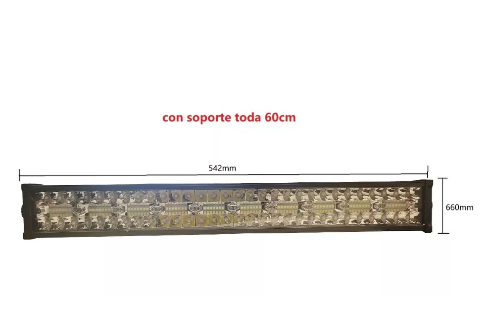 Luz Barra Led 390w Neblinero 4x4 Auto Camioneta Spot+flood-6