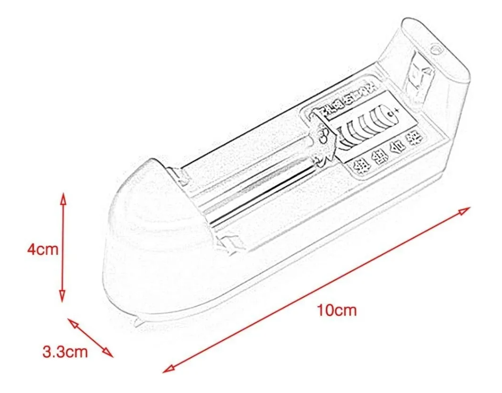 X10 Cargador Inteligente Baterias Recargables 18650-6