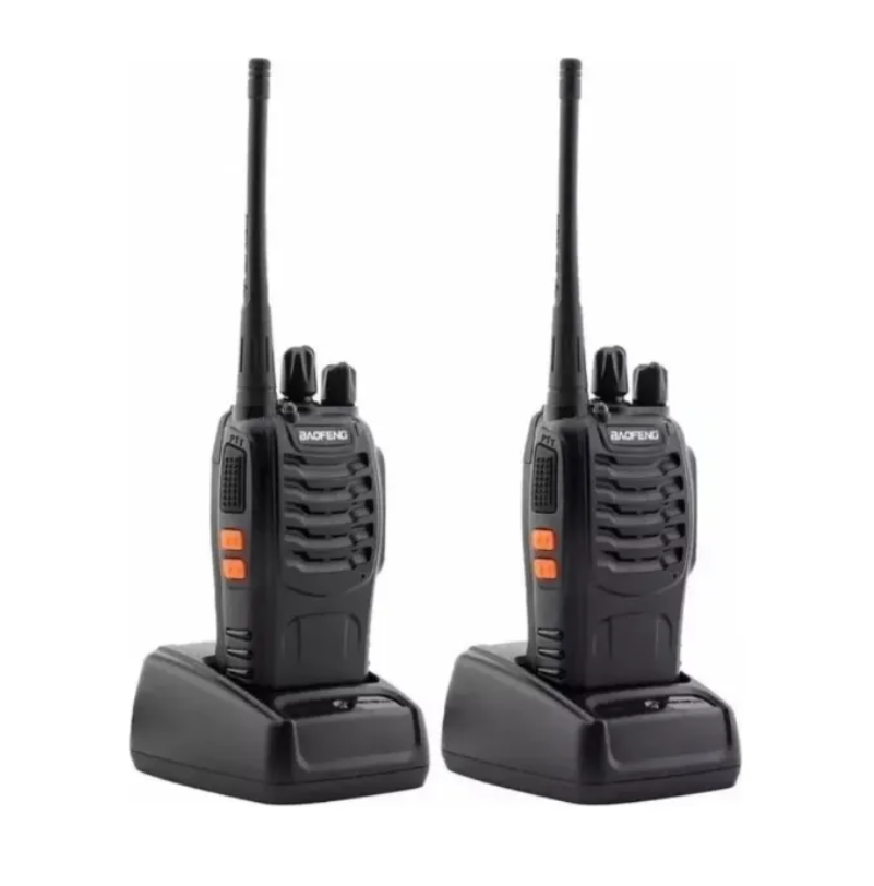 Pack 2 Radio Transmisor Walkie Baofeng 888s Con Manos Libres-2