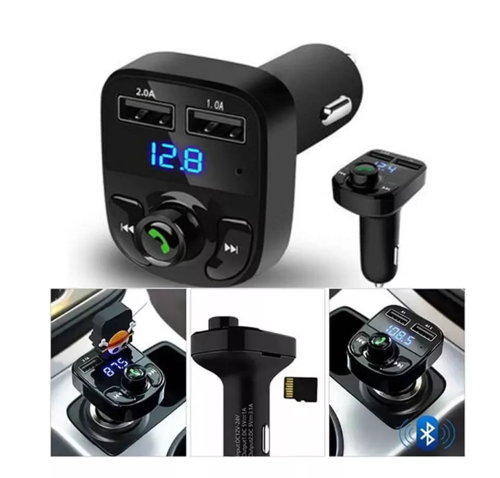 Transmisor Radio Fm Bluetooth Mp3 Usb Tf Wam Cargador Auto-7