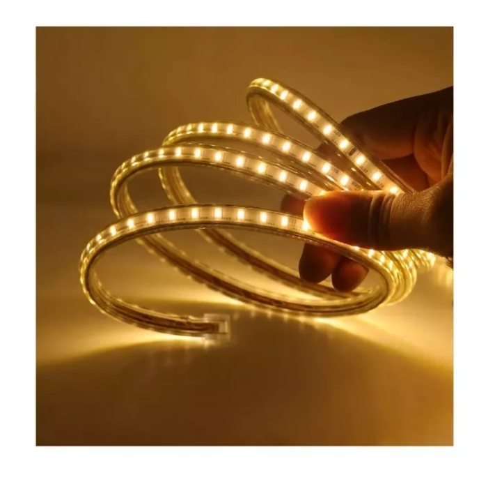 Cinta Led Impermeable 5 Metros + Conector Al 220v-0