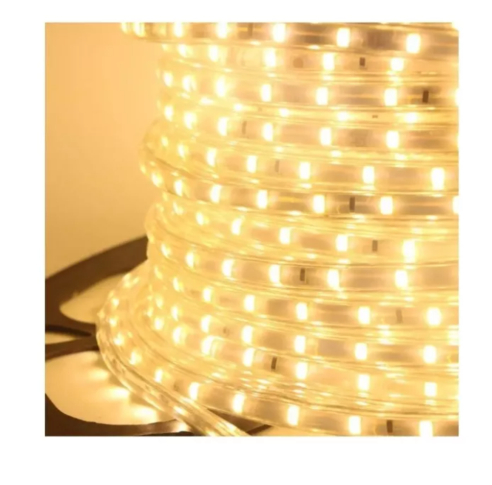 Cinta Led Impermeable 5 Metros + Conector Al 220v-1
