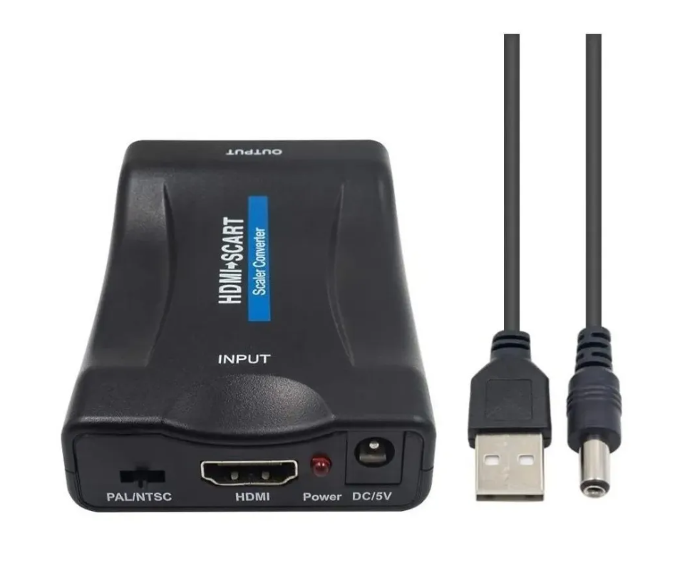 1080p Adaptador Conversor Hdmi A Scart Audio Video-2