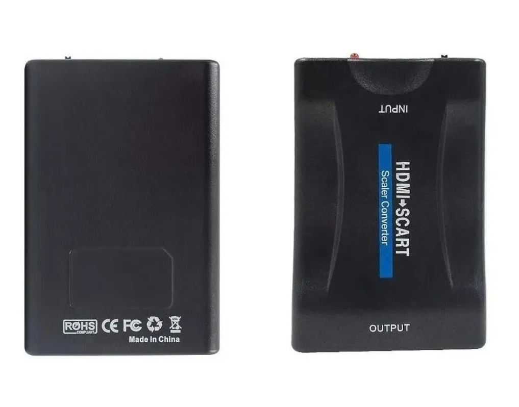 1080p Adaptador Conversor Hdmi A Scart Audio Video-3