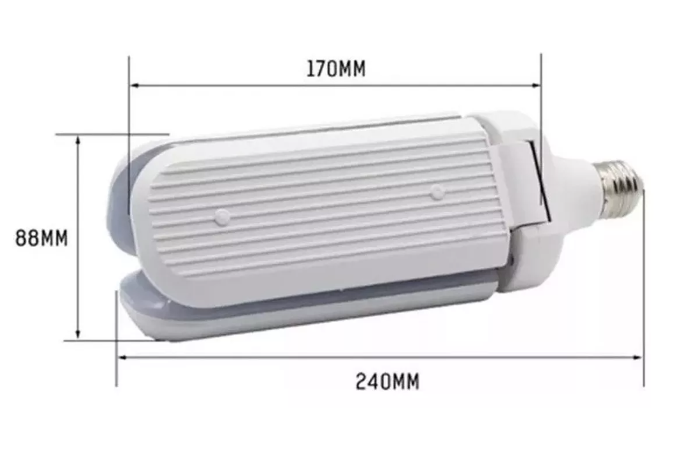 Ampolleta Led Triple 45w Tipo Helice-2