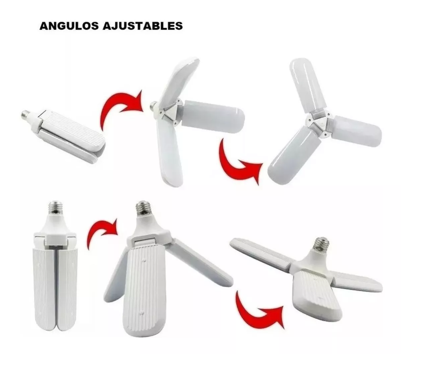 Ampolleta Led Triple 45w Tipo Helice-4